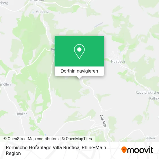Römische Hofanlage Villa Rustica Karte