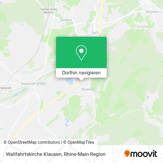 Wallfahrtskirche Klausen Karte