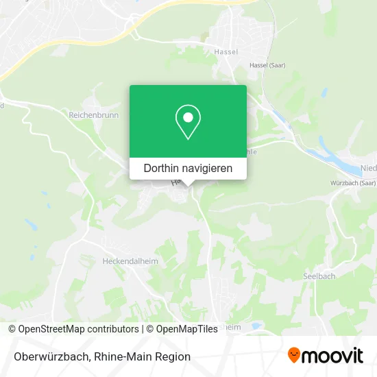 Oberwürzbach Karte