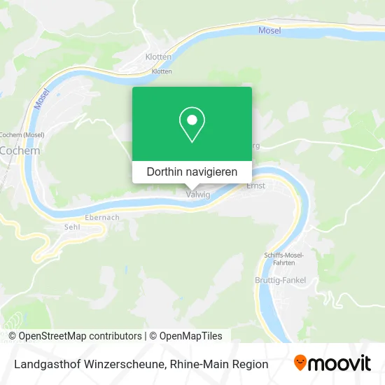 Landgasthof Winzerscheune Karte