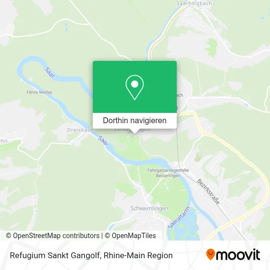 Refugium Sankt Gangolf Karte
