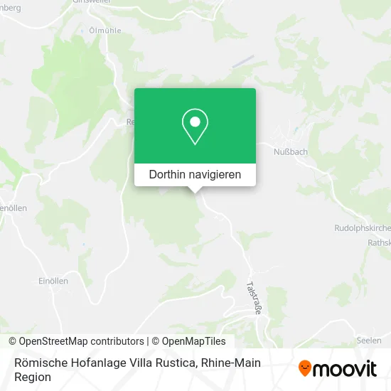 Römische Hofanlage Villa Rustica Karte