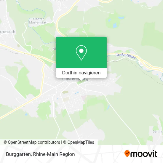 Burggarten Karte