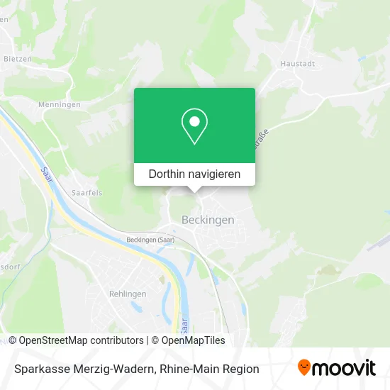 Sparkasse Merzig-Wadern Karte