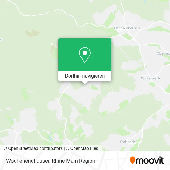 Wochenendhäuser Karte