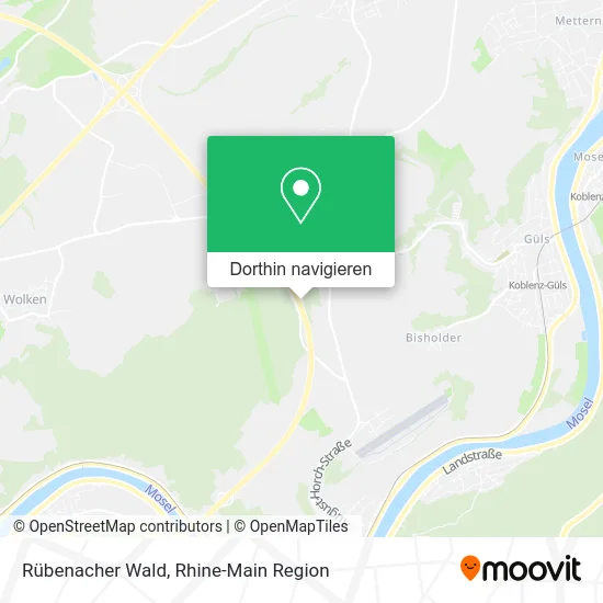 Rübenacher Wald Karte