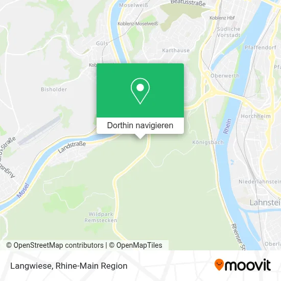 Langwiese Karte
