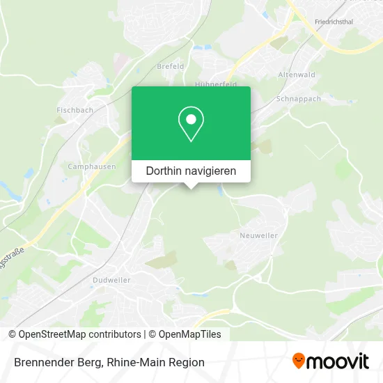 Brennender Berg Karte