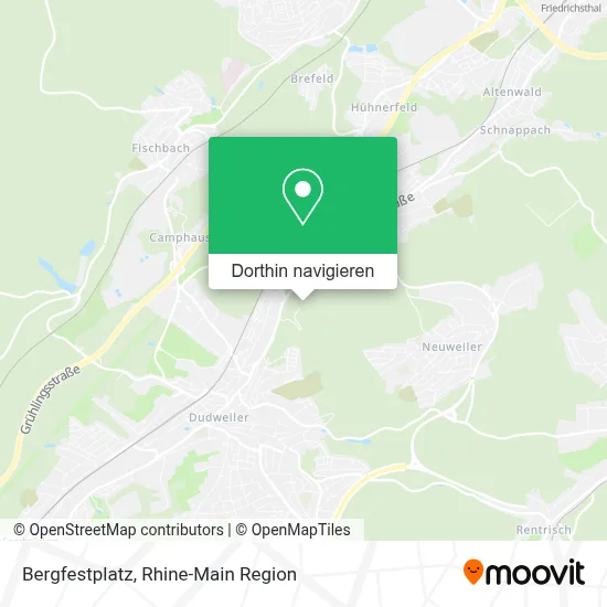 Bergfestplatz Karte