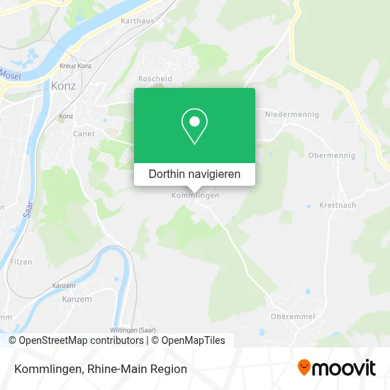 Kommlingen Karte