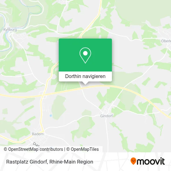 Rastplatz Gindorf Karte