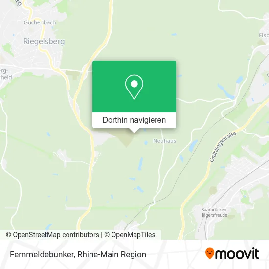 Fernmeldebunker Karte