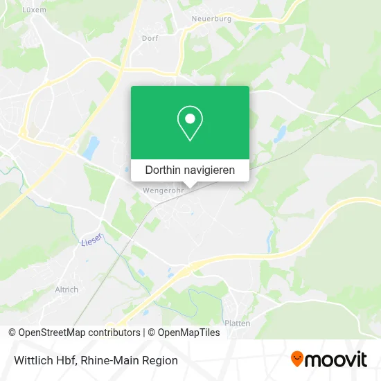 Wittlich Hbf Karte