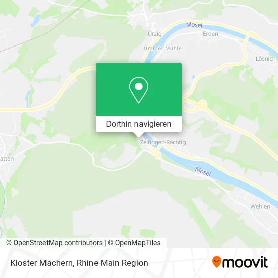 Kloster Machern Karte