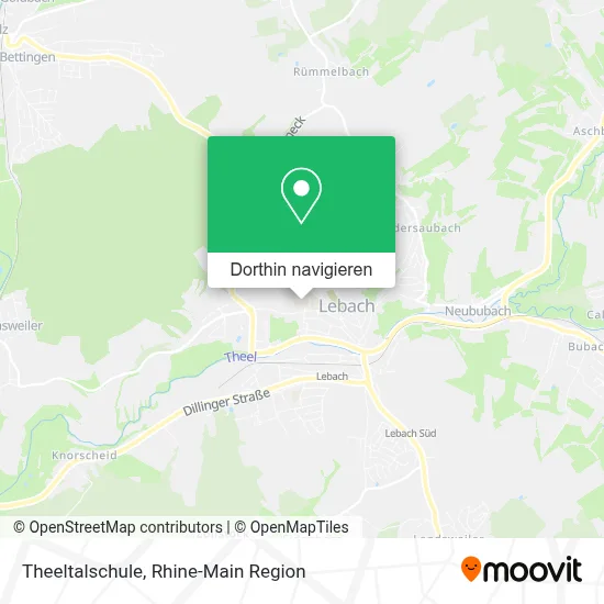 Theeltalschule Karte