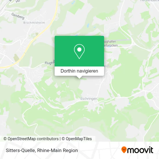 Sitters-Quelle Karte