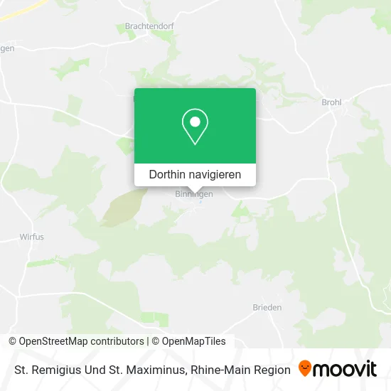 St. Remigius Und St. Maximinus Karte