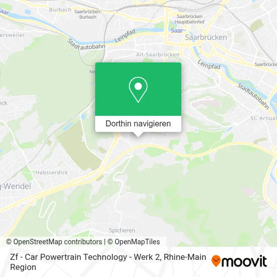 Zf - Car Powertrain Technology - Werk 2 Karte