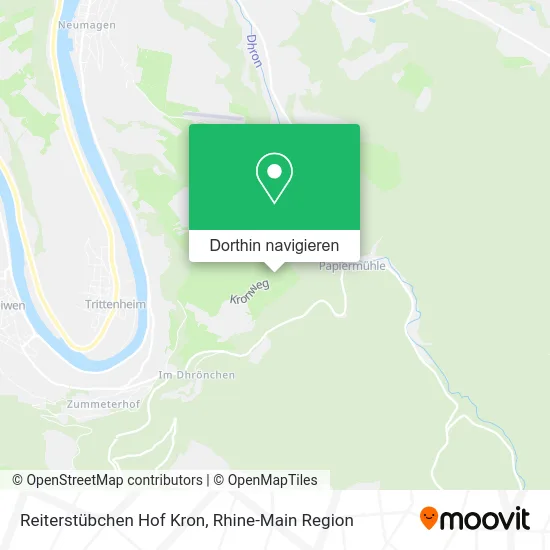 Reiterstübchen Hof Kron Karte
