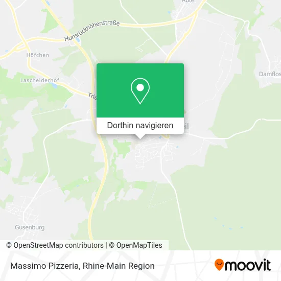 Massimo Pizzeria Karte