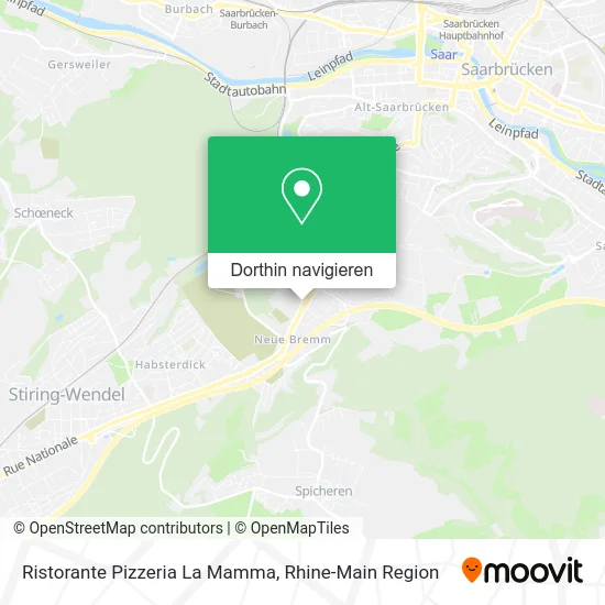 Ristorante Pizzeria La Mamma Karte