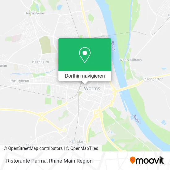 Ristorante Parma Karte