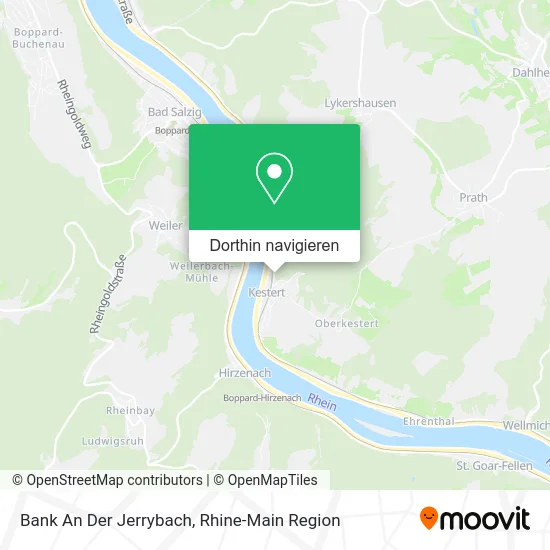 Bank An Der Jerrybach Karte