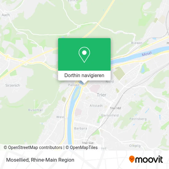 Mosellied Karte