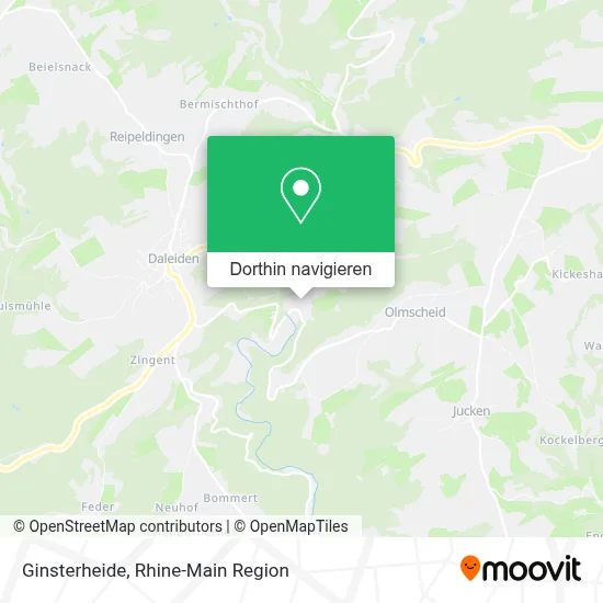 Ginsterheide Karte