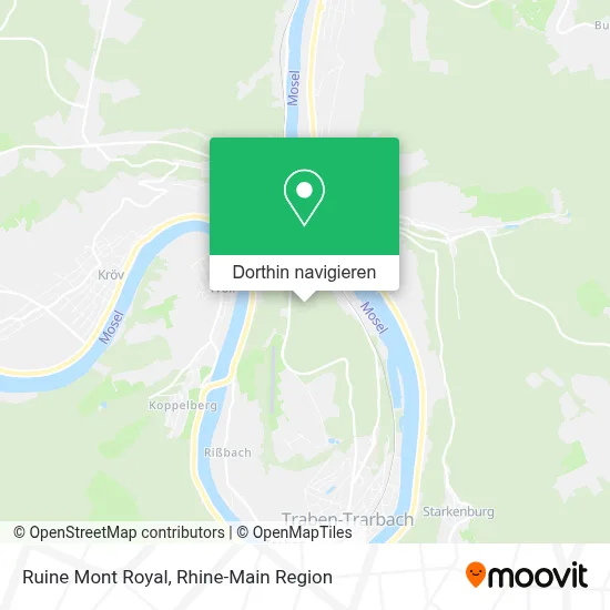 Ruine Mont Royal Karte