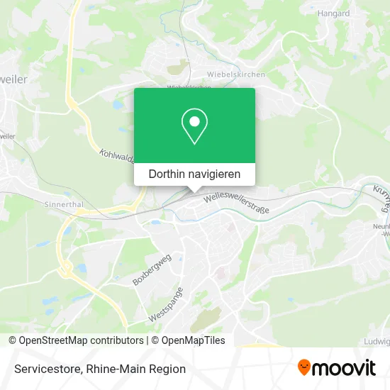Servicestore Karte