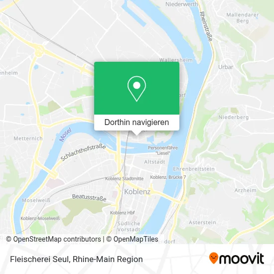 Fleischerei Seul Karte