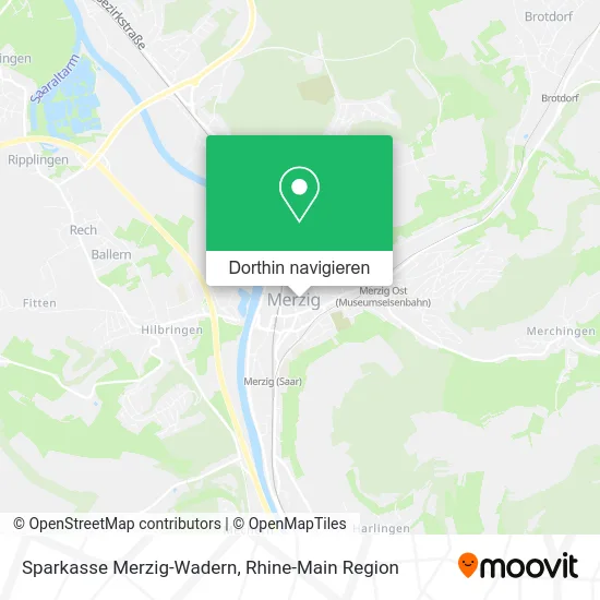 Sparkasse Merzig-Wadern Karte