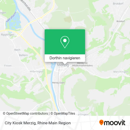 City Kiosk Merzig Karte