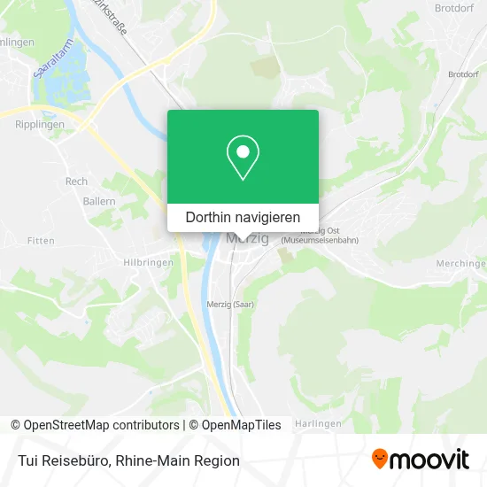 Tui Reisebüro Karte