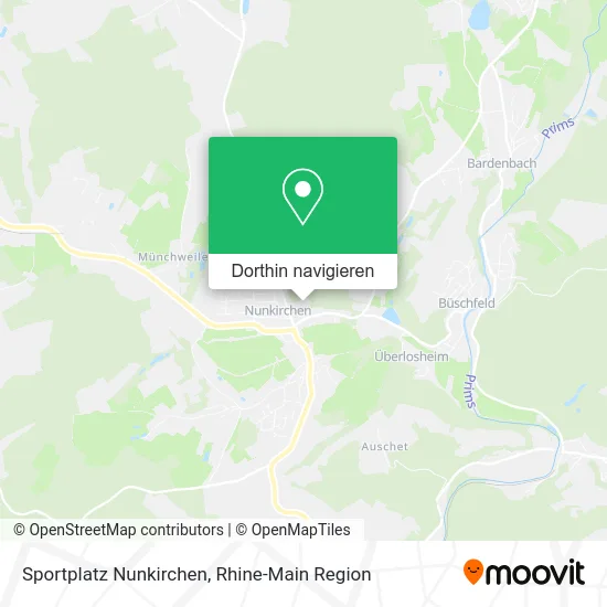 Sportplatz Nunkirchen Karte