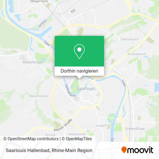 Saarlouis Hallenbad Karte