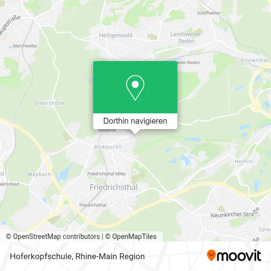 Hoferkopfschule Karte