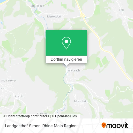 Landgasthof Simon Karte