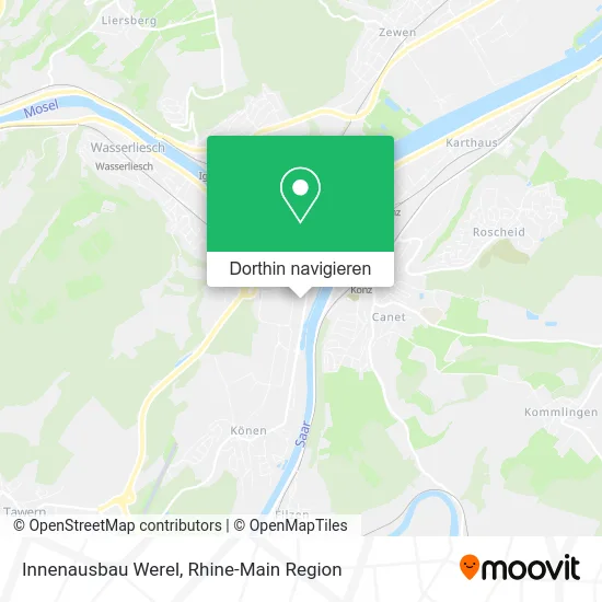 Innenausbau Werel Karte