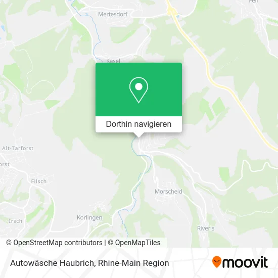 Autowäsche Haubrich Karte
