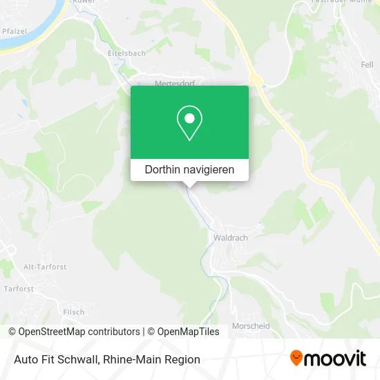 Auto Fit Schwall Karte