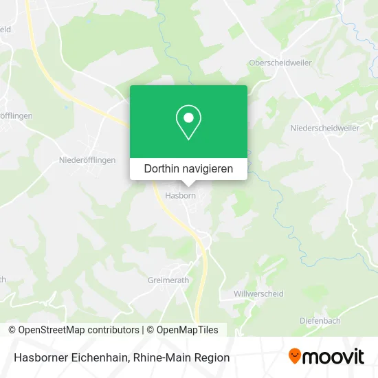 Hasborner Eichenhain Karte
