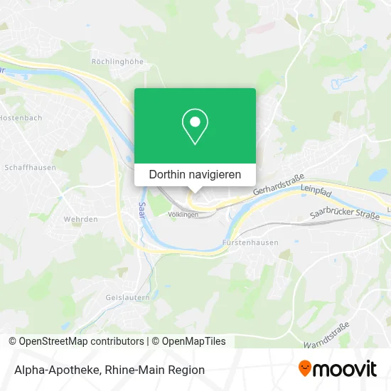 Alpha-Apotheke Karte