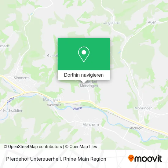 Pferdehof Unterauerhell Karte