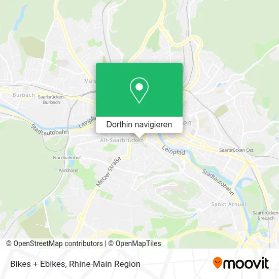 Bikes + Ebikes Karte