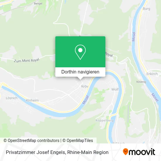 Privatzimmer Josef Engels Karte