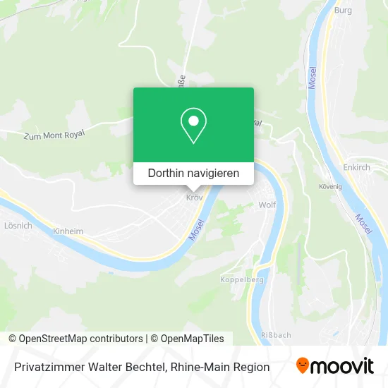 Privatzimmer Walter Bechtel Karte