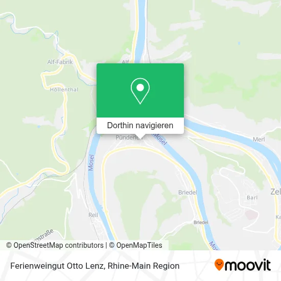 Ferienweingut Otto Lenz Karte