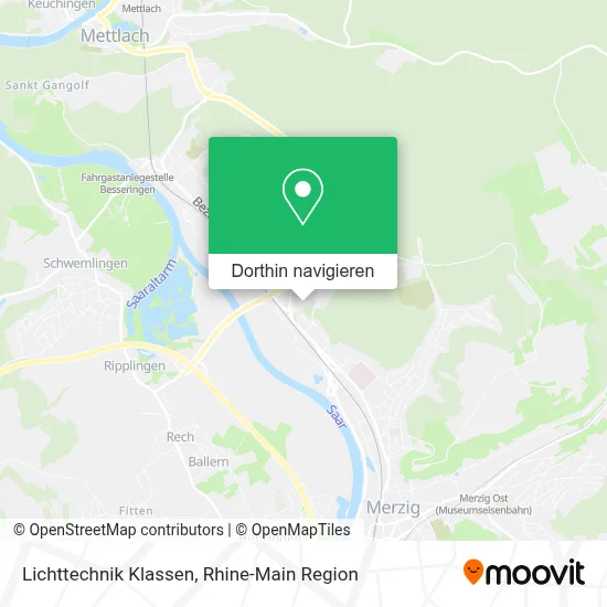 Lichttechnik Klassen Karte